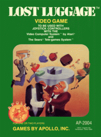 Lost Luggage Atari 2600  box art